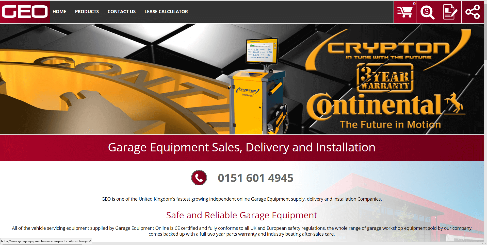 Garage Equipment Online Home